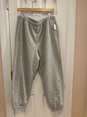 NWT Gap High Rise Vintage Soft Relaxed Joggers (Heather Grey)